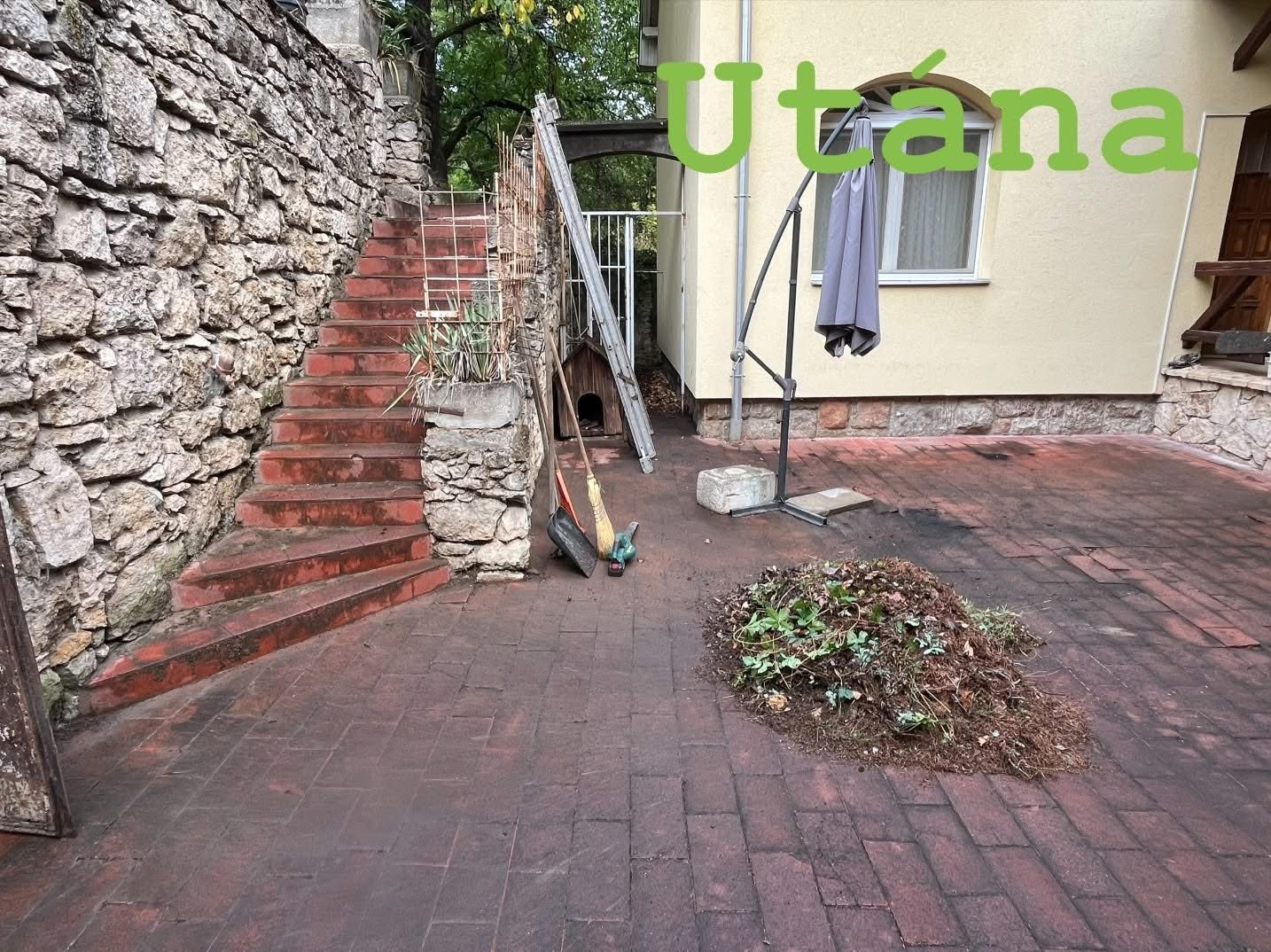 Terasz rendbetétel előtt